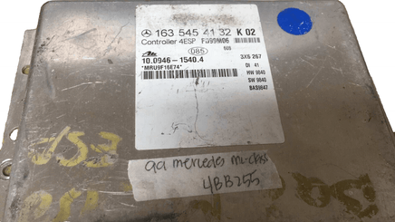 163 545 41 32 Mercedes ML-Class engine control module 1999 - Swan Auto