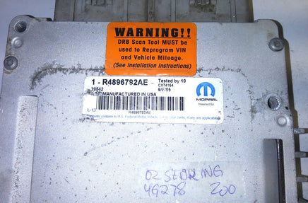 R4896792AE ecu ecm computer 2002 Chrysler Sebring