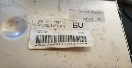 12217729 Daewoo Leganza 1999 ecm ecu computer