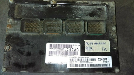 2008-2009 Dodge Caravan or T&C ecm ecu computer P68025815AD