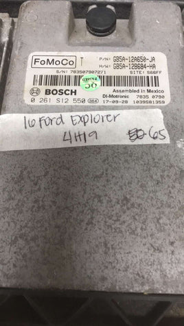 GB5A-12A650-JA ecm ecu computer 2016 Ford Explorer **TESTED**