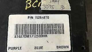 16264870 bcm body control module 1998 Chevy Blazer or Jimmy