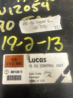 80138 B Jaguar XJ6 1988-1990 ecm ecu computer