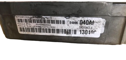 P04896040AI ECM ECU computer 2001 Chrysler Sebring