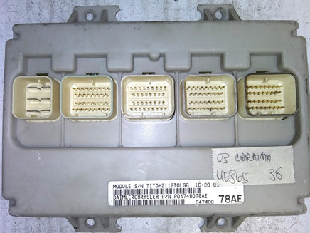 P04748078AE Dodge Caravan or Chrysler T&C 2003 bcm body control module