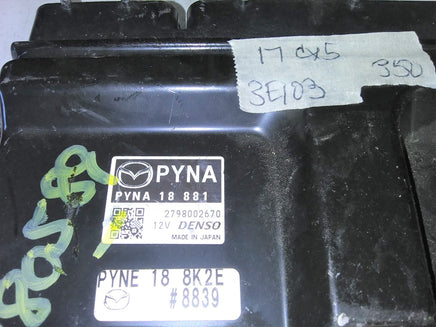 PYNA 18 881 ECM ECU computer 2017 Mazda CX5 CX-5