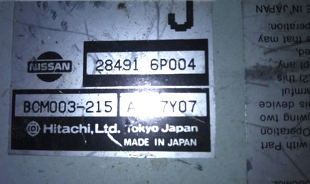 28491 6P004 bcm body control module 1998 Infiniti Q45