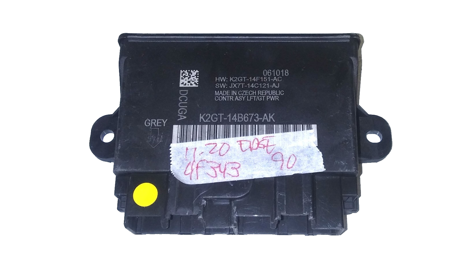 K2GT-14B673-AK Power Lift Gate Control Module 2017-2020 Ford Edge ...