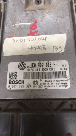 1K0 907 115 H VW Jetta or Golf 2006-2007 ecm ecu computer