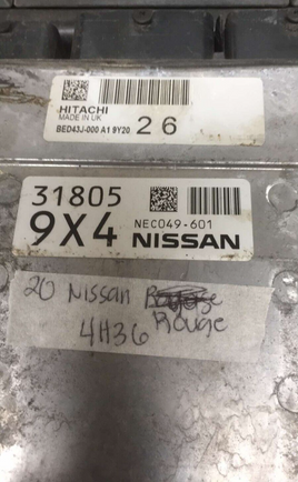 NEC049-601 Nissan Rogue ecm ecu computer 2020