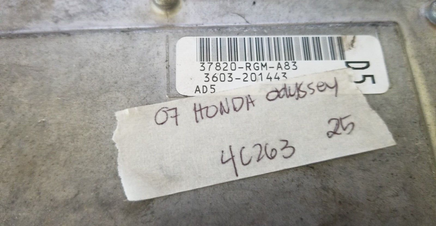 37820-RGM-A83 Honda Odyssey 2007 ecm ecu computer
