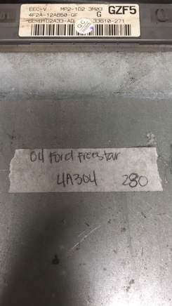 4F2A-12A650-GF Ford Freestar ECM ECU computer 2004 TESTED GOOD