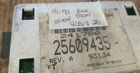 1991-1993 Buick Electra oil level control module computer 25609435