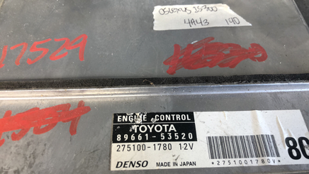 2005 Lexus IS300 ecu ecm computer 89661-53520