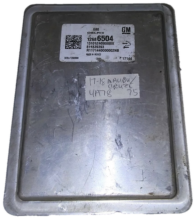 2017-2018 Chevy Malibu or Cruze ecu ecm computer 12686504