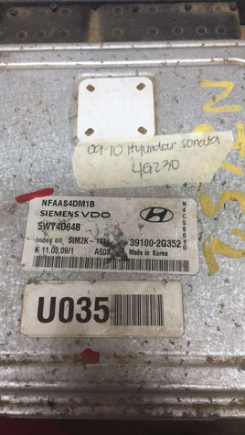 39100-2G352 ecm ecu computer  2009-2010 Hyundai Sonata - Swan Auto