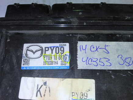 2014 Mazda CX5 CX-5 ecm ecu computer PY09 18 881G