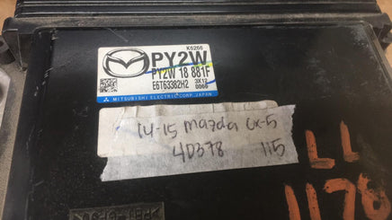 PY2W 18 881F Mazda CX5 CX-5 ecm ecu computer 2014-2015