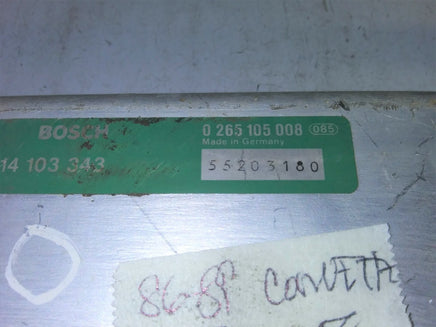1986-1989 Chevy Corvette ABS Control Module 0 265 105 008