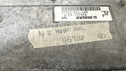 37820-R2J-L85 Honda Civic 2014-2015  ecm ecu computer - Swan Auto