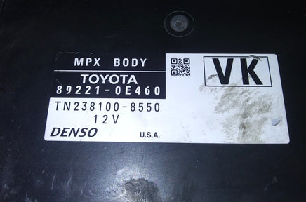 89221-0E460 multiplex relay module 2020-2021 Lexus RX350