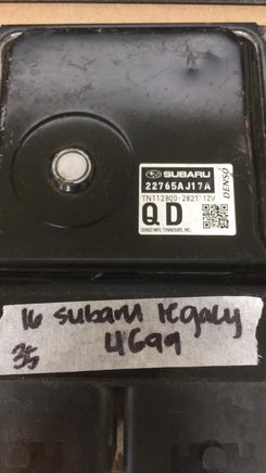 22765AJ17A Subaru Legacy 2016 ecu ecm computer