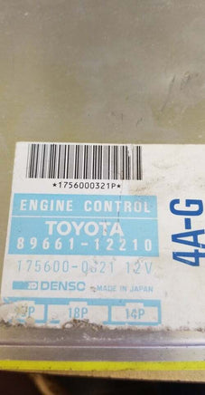 89661-12210 ecu ecm computer 1988 Toyota Corolla