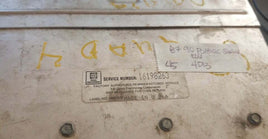 16198263 Pontiac Sunbird 1987-1990 ecm ecu computer