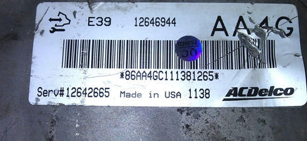 12646944 ecu ecm computer 2012 Cadillac CTS **tested** - Swan Auto