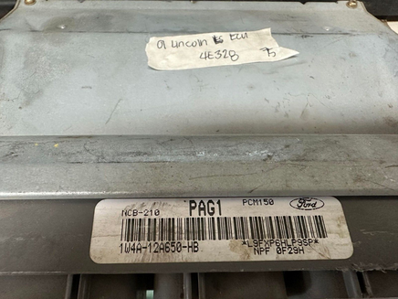 1W4A-12A650-HB Lincoln LS ecm ecu computer 2001