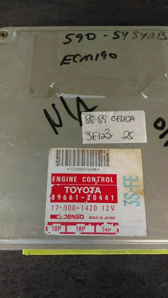 89661-20441 Toyota Celica or Camry 1988-1999 ecu ecm computer