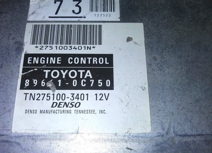 89661-0C750 ecu ecm computer 2008 Toyota Sequoia