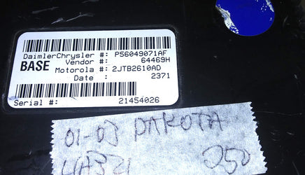 P56049071AF Central Timing Control Module 2001-2003 Dodge Dakota