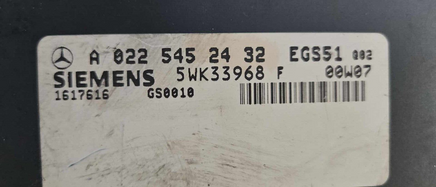 A 022 545 24 32 Mercedes ML320 2000-2001 TCM transmission computer