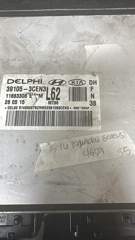 39105-3CEN3 Hyundai Genesis 2015-2016 ecu ecm computer
