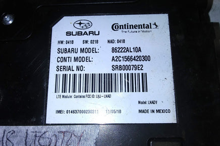 86222AL0A Subaru Legacy telematics control module