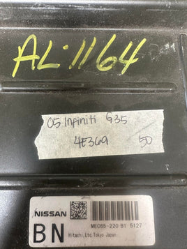 MEC65-220 Infiniti G35 2005 ecu ecm computer