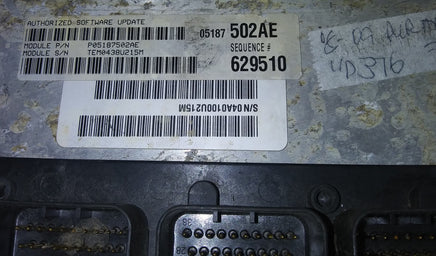 P05187502AE ecu ecm computer 2008-2009 Dodge Durango