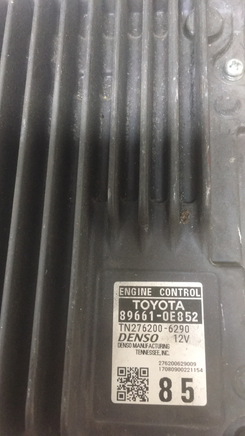 89661-0E852 Toyota Corolla 2009 ecm ecu computer