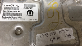 P68258501AD Jeep Compass or Patriot 2017-2018 ECM ECU computer