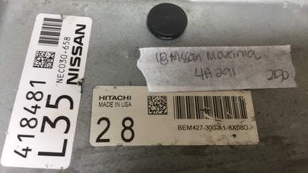 NEC030-658 Nissan Maxima ecm ecu computer 2018