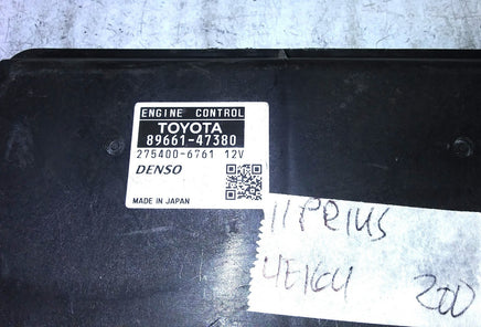 89661-47380 engine computer module 2011 Toyota Prius