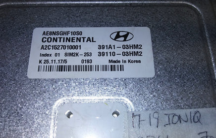 391A1-03HM2 ecm ecu computer 2017-2019 Hyundai Ioniq