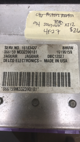 16183427 Jaguar XJ12 2 PA Transmission control module 1994