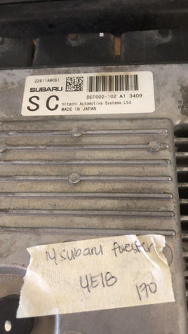 2014 Subaru Forester ecu ecm computer DEF002-102
