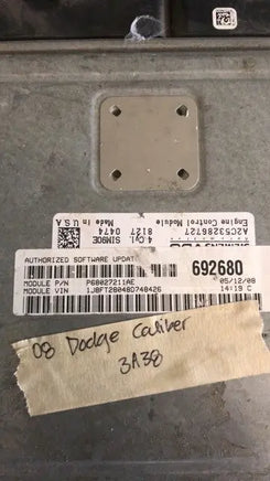 2008 Dodge Caliber ecm ecu computer P68027211AE