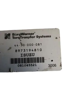 2002-2004 Isuzu Axiom transfer case control module 8973194810