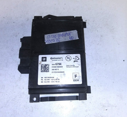 84356794 active safety control module computer 2017-2020 Buick Enclave