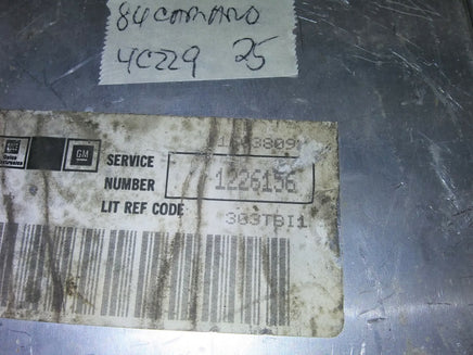1226156 ecu ecm computer 1984 Chevy Camaro  or Pontiac Firebird or 6000