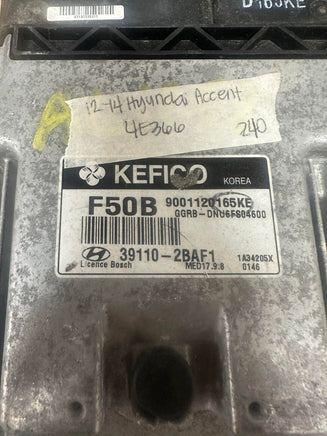 39110-2BAF1 Hyundai Accent 2012-2014 ecm ecu computer